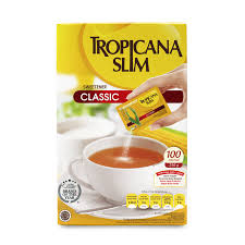 TROPICANA SLIM SWEETENER LOW CALORI CLASSIC BOX 25