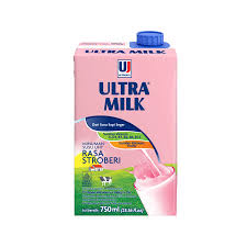 ULTRA MILK STRAWBERRY 750ML