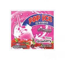 POP ICE DRINK POWDER ES BLENDER STRAWBERRY RCG 10x