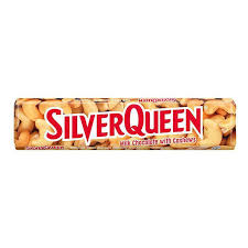 SILVERQUEEN MILK CHOCOLATE WIRH CASHEWS 22G